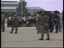 Botswana/South Africa - Visit US President Clinton News Clip