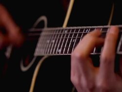 Guitar player (HD) Stock Footage
