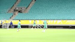CLEAN : Confed2013 Nigeria trains before match News Clip