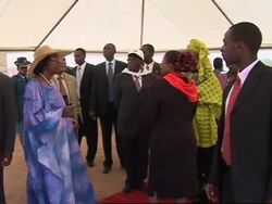 President Mugabe arrives for birthday celebration News Clip