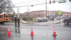 CLEAN : Police secure scene at Maryland high school after shooting News Clip