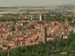 Revealing Rothenburg Stock Footage