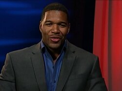 Defensive end Michael Strahan, who played his entire 15-year NFL career with the New York Giants, is now starring in a Fox sitcom, "Brothers". The show is about a retired NFL player who reconnects with his family. (Sept. 24) Instructional Video