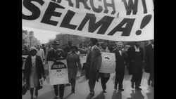 Civil Rights Marches Stock Footage