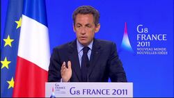CLEAN: 'Kadhadi holds solution in his hands': Sarkozy News Clip