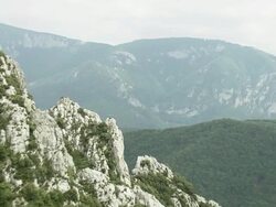 Round Escarpment To Saint-Martin-Lys Stock Footage