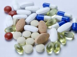 Variety of Pills Stock Footage