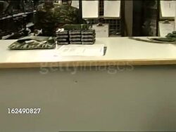 Soldiers collecting army kit before Iraq war News Clip