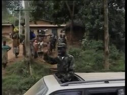 Militia rally at goldmine near disputed town News Clip