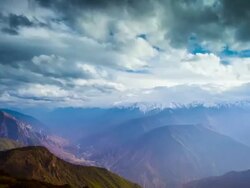 Meili snow mountain in YUnnan,China Stock Footage