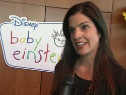 INTERVIEW: Susan McLain describes the Baby Einstein Discovery Kits. at the Disney Baby Einstein & Kelly Rutherford Launch the Baby Einstein Discovery Kits Stock Footage