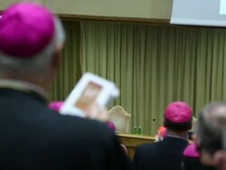 EVENT CAPSULE CLEAN: The Synod of The Bishops Continues At Vatican on October 23, 2012 in Vatican City, Vatican (Footage by Getty Images) Stock Footage