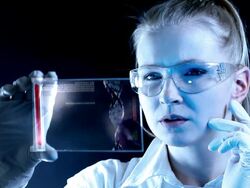 Genetic research in chemical laboratory. Stock Footage