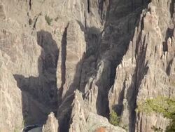 HD video Gunnison River and Black Canyon NP Colorado Stock Footage