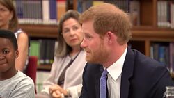Prince Harry visits the London School of Hygiene and Tropical Medicine News Clip