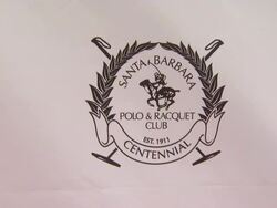 Atmosphere: Signage at the Tiffany & Co. Sponsors The Foundation Polo Challenge at Santa Barbara CA. (Footage by WireImage Video/Getty Images Entertainment Video) Stock Footage