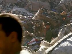 MS Shot of people working and sorting garbage recyclable materials / Tokyo, Japan Stock Footage