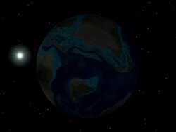 Prehistoric Earth Globe Cretaceous Period Stock Footage