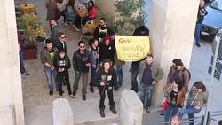 Matteo Salvini in L'Aquila Stock Footage