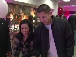 Russell Westbrook at the Russell Westbrook Greets Fans At T-Mobile And Gears Up For NBA All-Star 2011 In Los Angeles at Los Angeles CA. (Footage by WireImage Video/GettyImages) Stock Footage