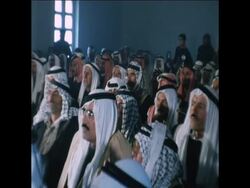 SYND 30/03/1972 ARAB UNION DELEGATES DISCUSS KING HUSSEIN'S PLAN FOR NEW JORDAN News Clip