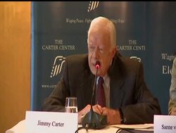 Former U.S. President Jimmy Carter comments on Egypt's election process. Carter inspected polling sites and vote-counting stations during a five day visit to Egypt. Instructional Video