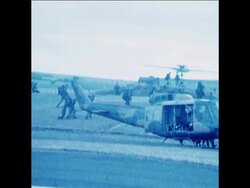 UPITN 21 4 76 COMBAT EXERCISE FOR US AIRFORCE AND AIRBORNE TROOPS News Clip