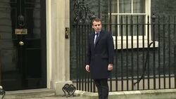 CLEAN : French presidential candidate Macron meets May at Downing St News Clip