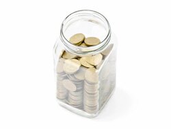 Coin Bottle Stock Footage