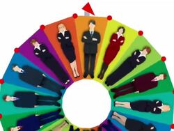 title wins on the wheel Stock Footage