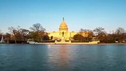 HD Time-lapse: US Capitol Building, Washington DC, USA Stock Footage