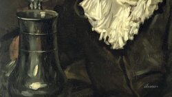 Gustave Courbet- In Vino Veritas Stock Footage