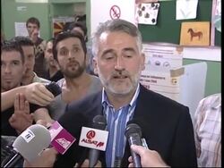 WRAP Albanian leaders vote, react to violence ADDS police presser News Clip