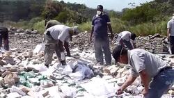 CLEAN: Panamanian authorities burn 4.9 tons of drugs News Clip