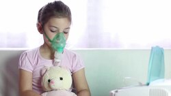 Asthma Treatment Stock Footage