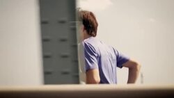 Urban runner Stock Footage