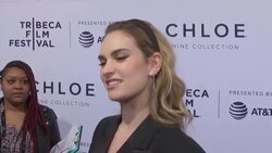 Lily James feels 'inspired' by 'Little Woods' female team Instructional Video
