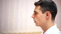 Portrait Of A Businessman In The Office Stock Footage