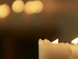 Candle Flame Stock Footage