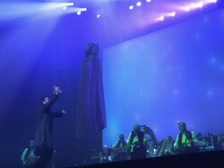 Jeff Wayne's War Of The Worlds Interviews And Dress Rehearsal Stock Footage