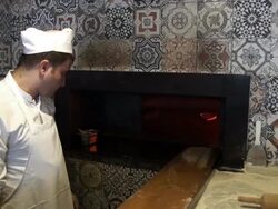 Preparing Traditional Turkish Pastry, Pide Stock Footage