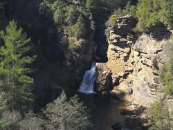 Linville Falls Stock Footage