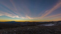 Nevada Mountain Sunrise Stock Footage