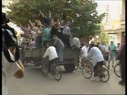 KOSOVO: RESIDENTS CELEBRATE SETTING UP OF COUNCIL (1) News Clip