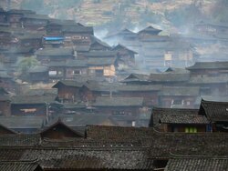 Village of Miao Nationality Stock Footage