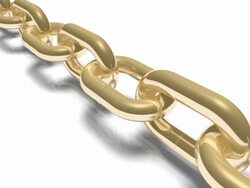 Length Of Gold Chain - HD1080 Stock Footage