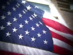 HD 1080i Grungy American Flag Stock Footage