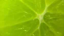 Lime Ultra Close up slowly turning Heatlhy Stock Footage