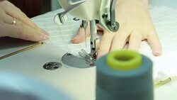 sewing workshop Stock Footage