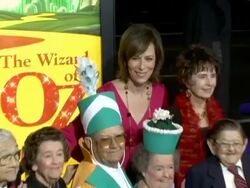 'Wizard Of Oz' Ruby Red Slipper DVD Gala Screening arrivals Stock Footage